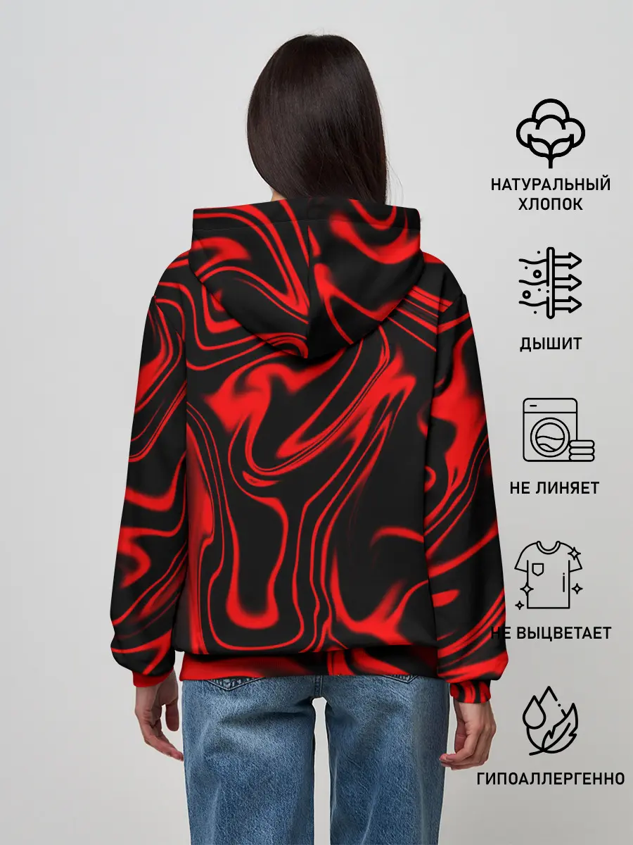 Женское худи / Жидкий градиент