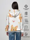 Женское худи / Милый Корги