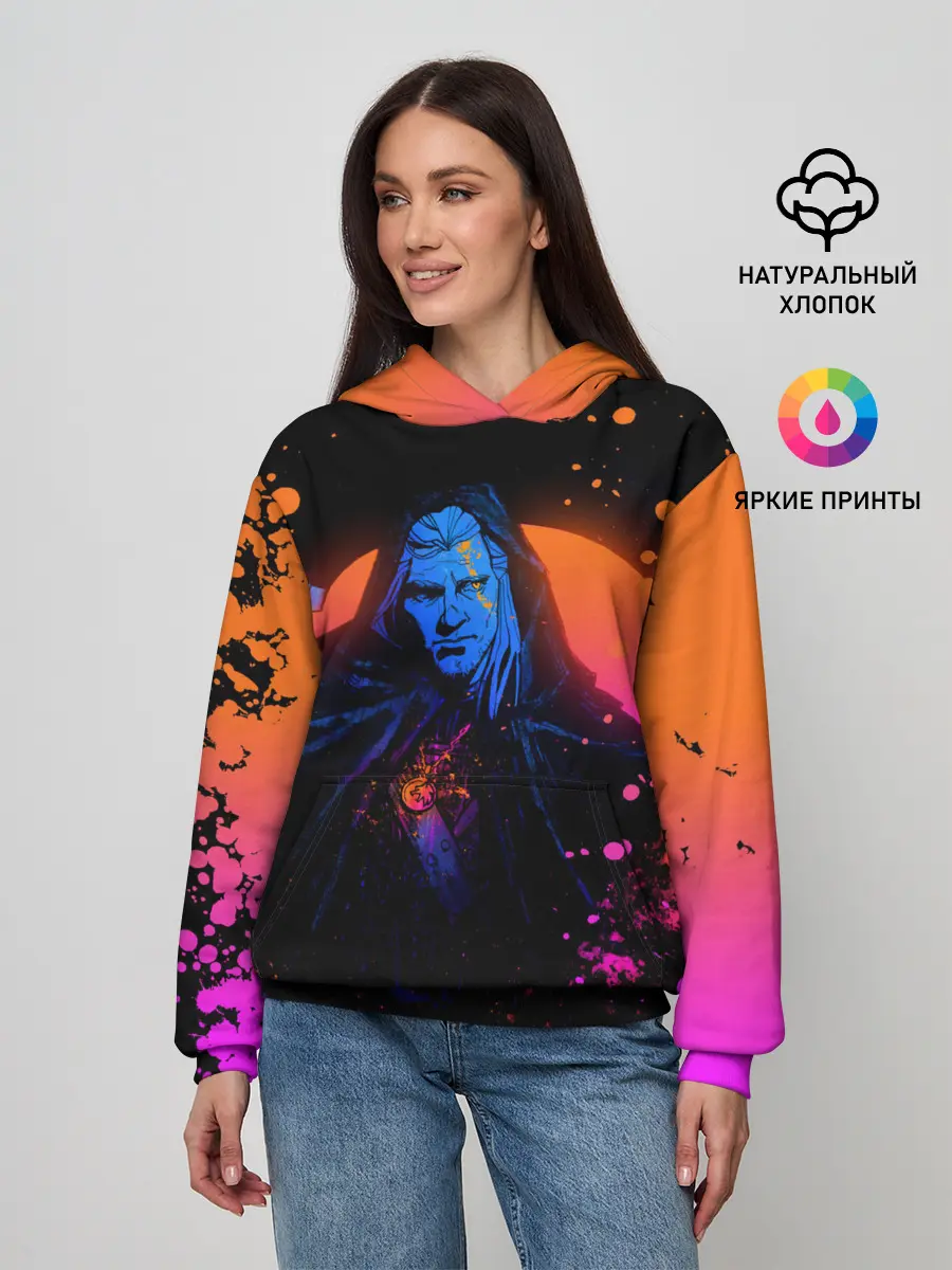 Женское худи / Ведьмак в таверне