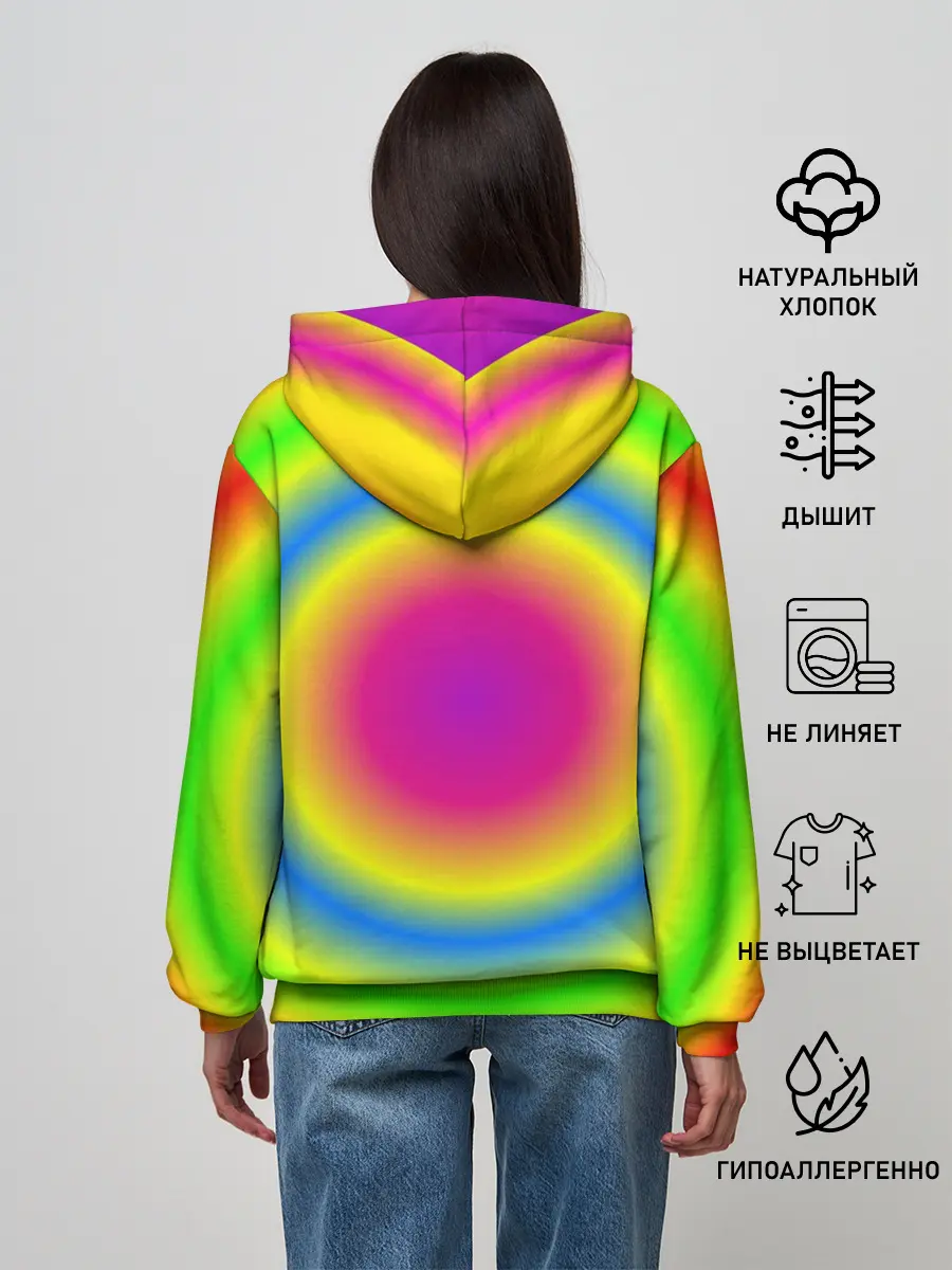 Женское худи / bright print