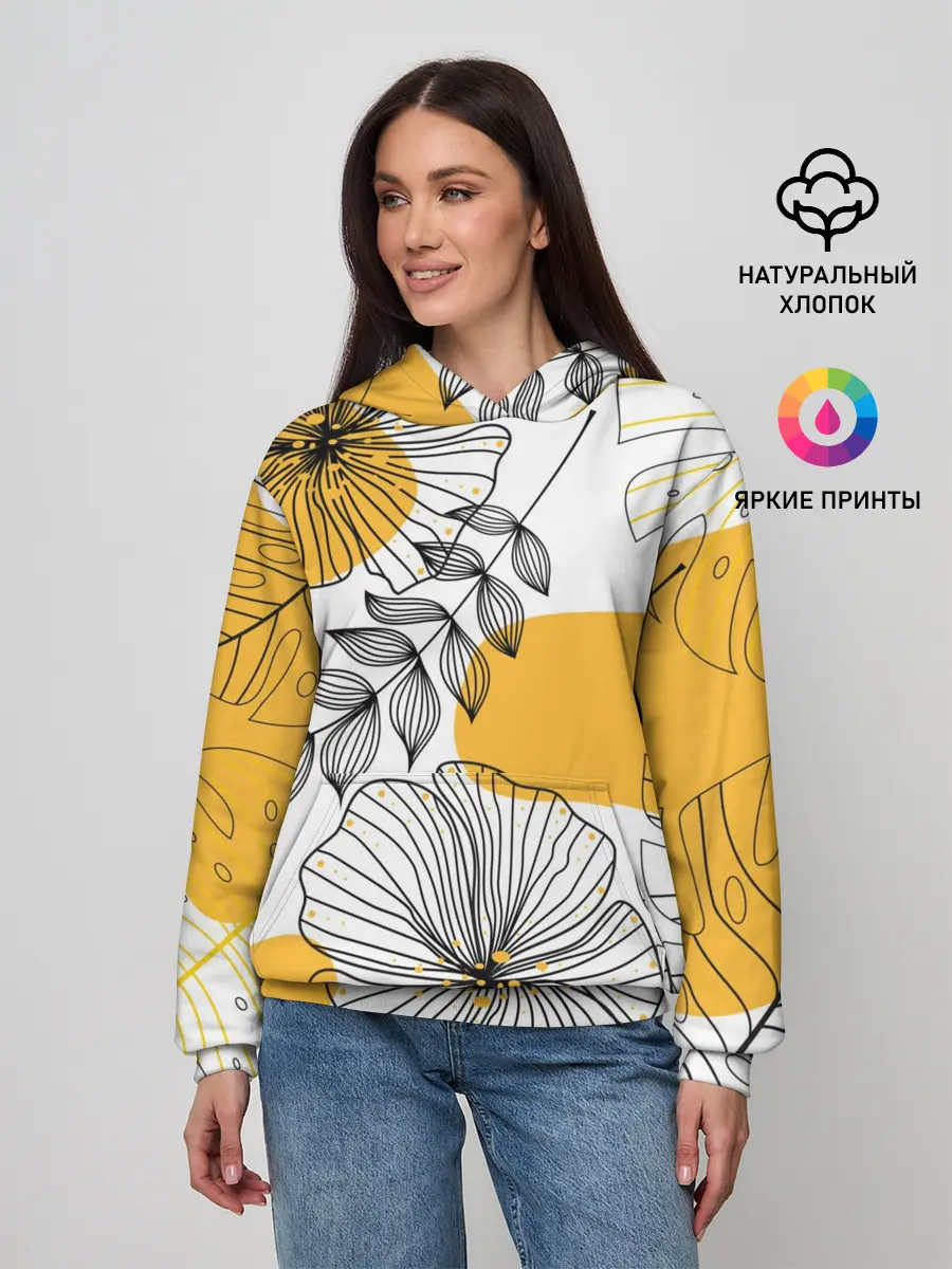 Женское худи / Цветы