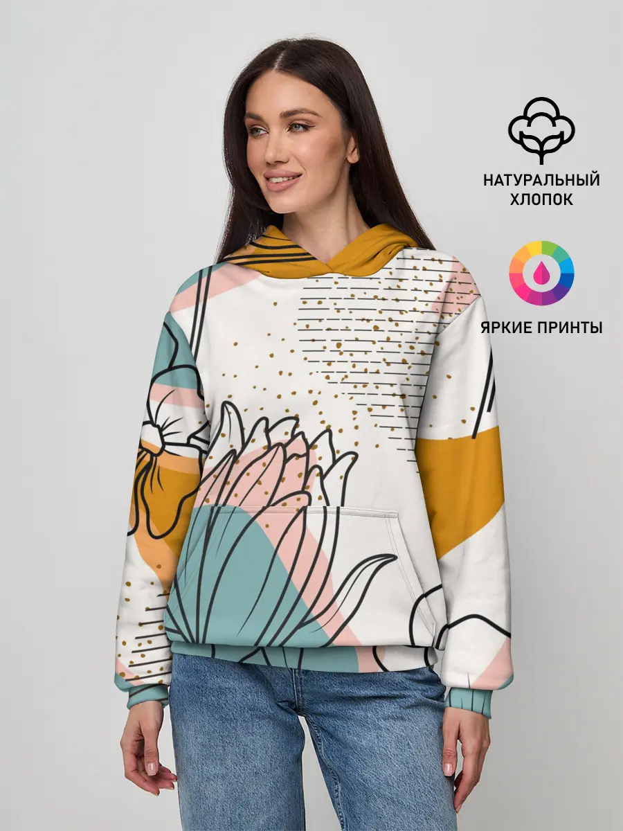 Женское худи / Цветы
