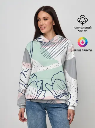 Женское худи / Цветы