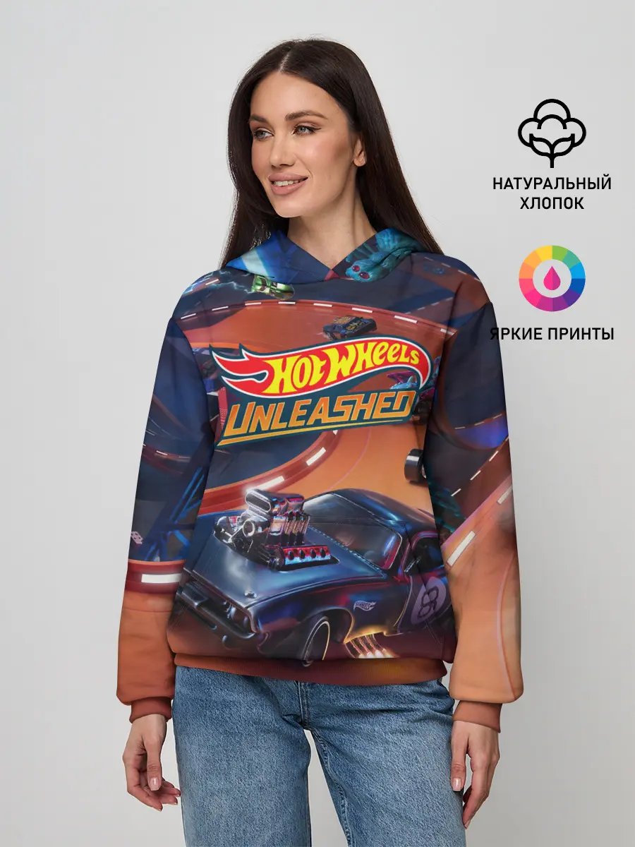 Женское худи / Hot Wheels Unleashed