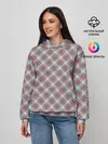Женское худи / Текстура в клетку