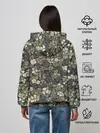 Женское худи / Камуфляж с клевером