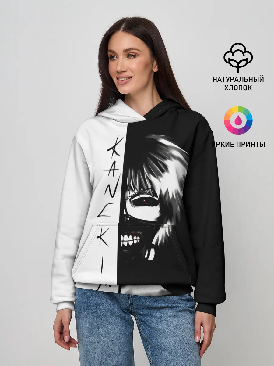 Женское худи / Kaneki X. | Tokyo Ghoul