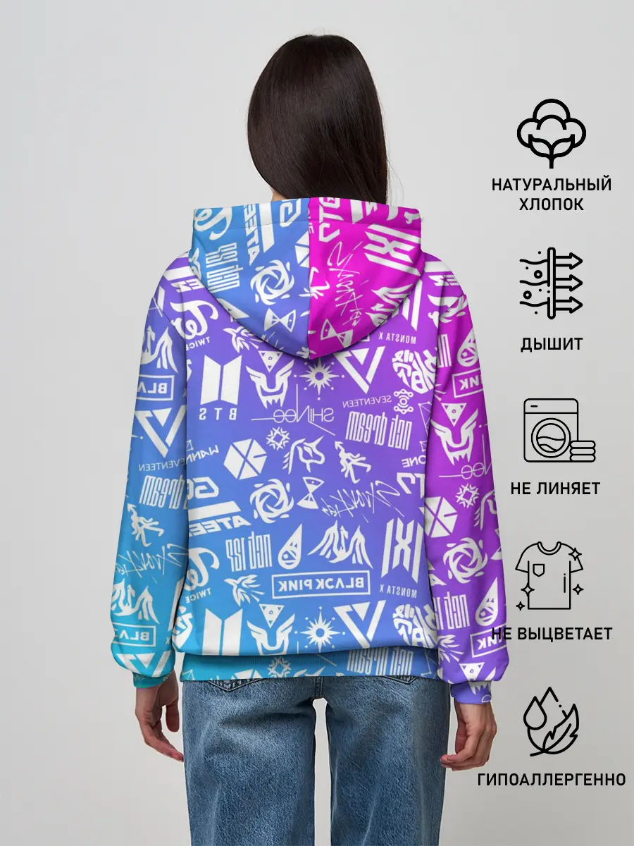 Женское худи / K-POP | Лучшие Группы