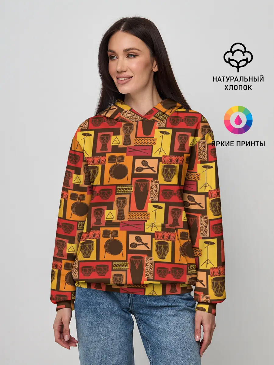 Женское худи / Ударные Инструменты