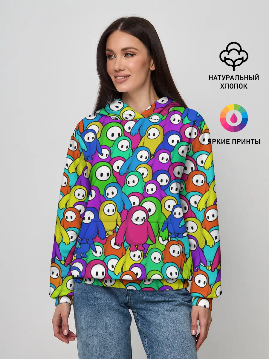 Женское худи / Fall Guys