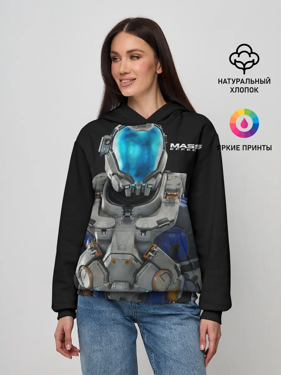 Женское худи / масс эффект