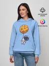 Женское худи / Космонавт с шариком