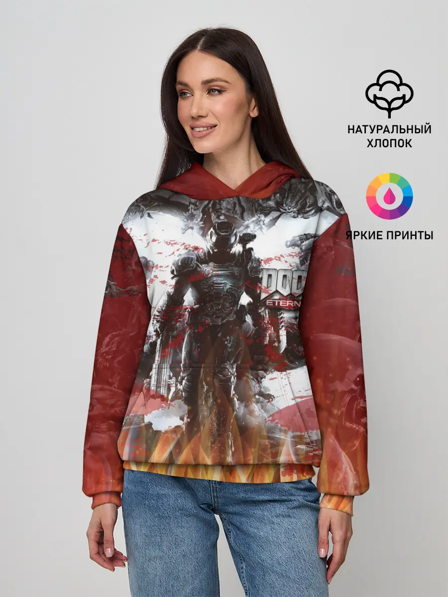 Женское худи / Doom Ethernal Ancient Gods