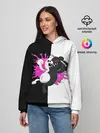Женское худи / monokuma розовая жвачка