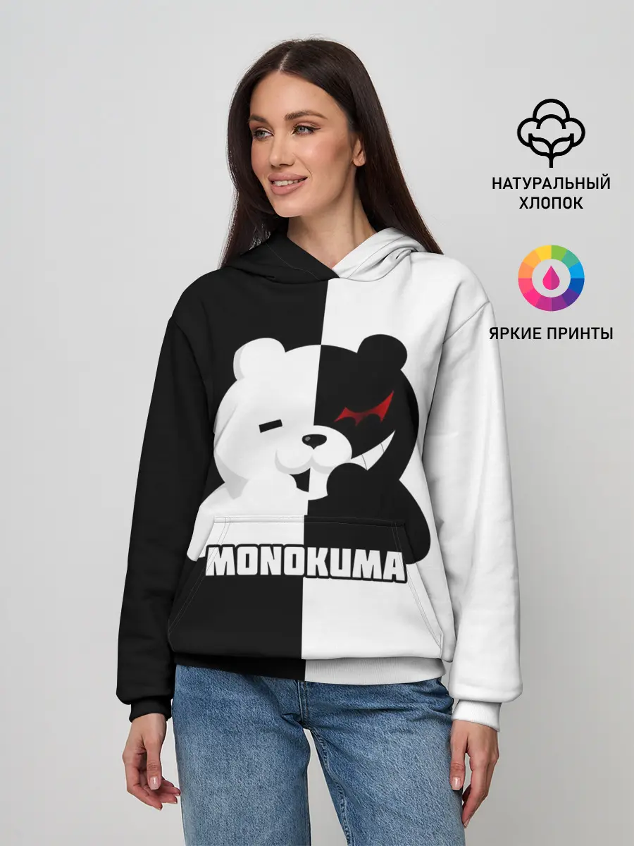 Женское худи / MONOKUMA / МОНОКУМА BEAR