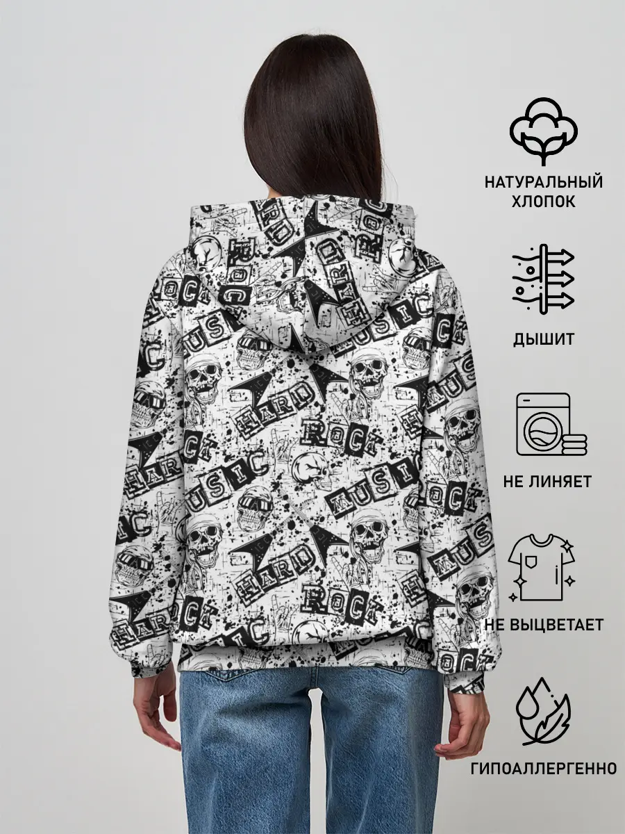 Женское худи / Rock music
