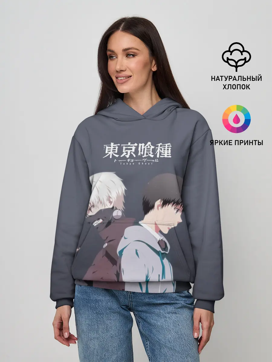 Женское худи / Две стороны Канеки Кена