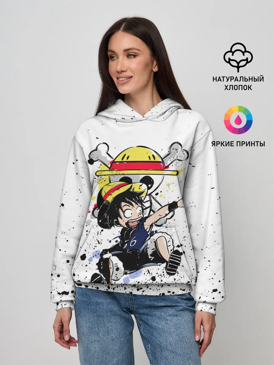 Женское худи / Луффи
