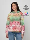 Женское худи / Бархатный арбуз