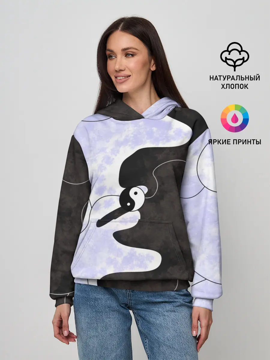 Женское худи / Инь-Янь