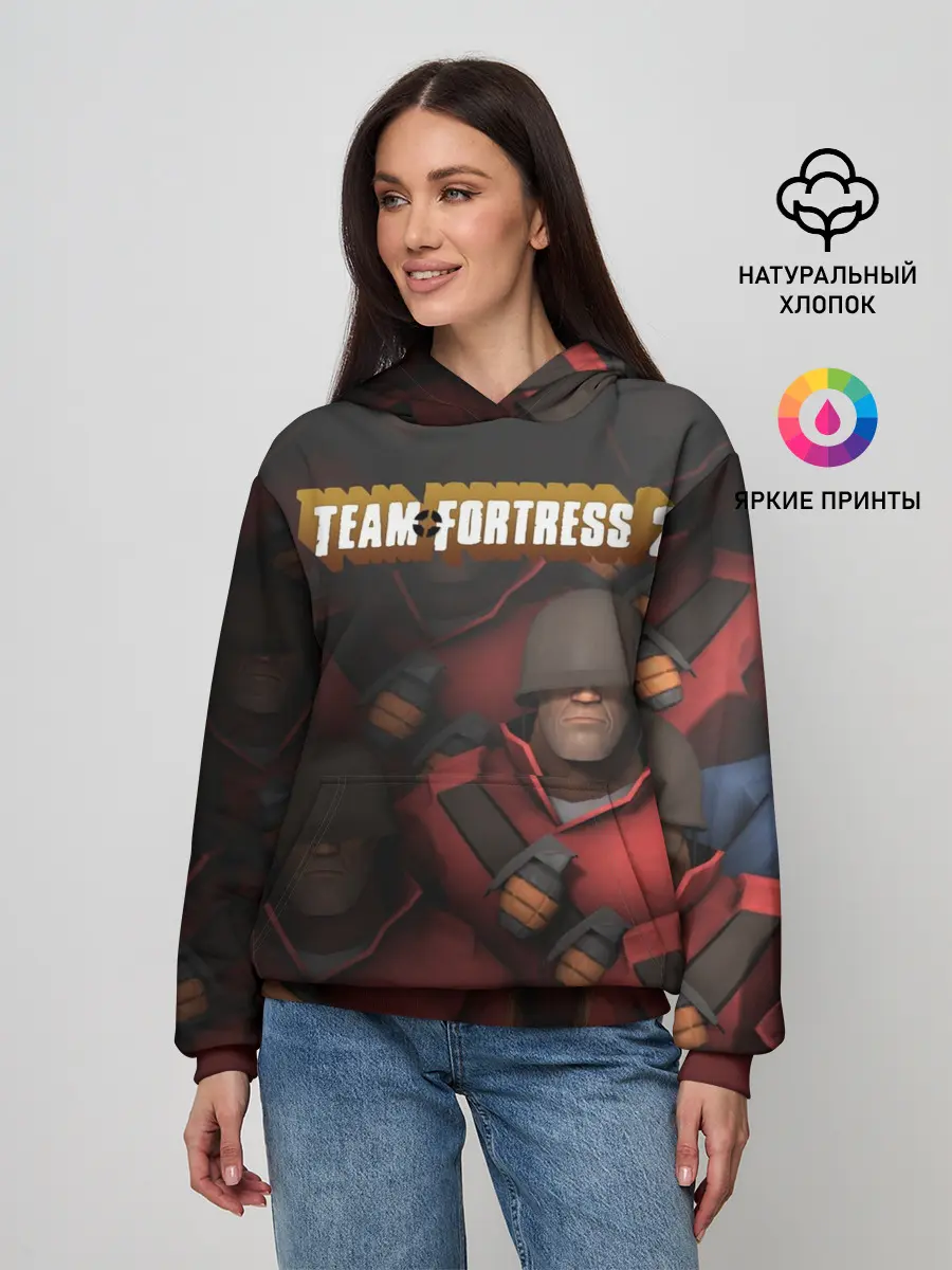 Женское худи / Team Fortress