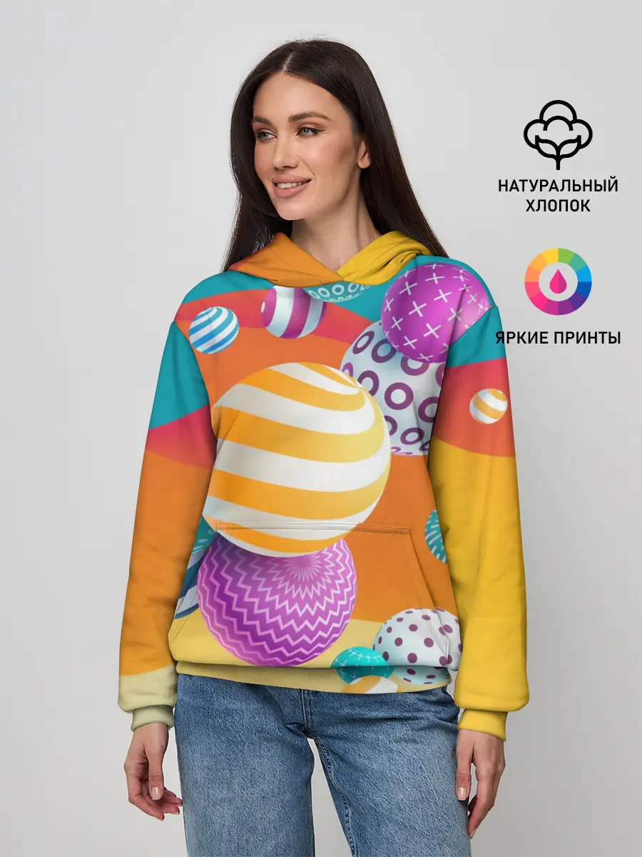 Женское худи / Мячики