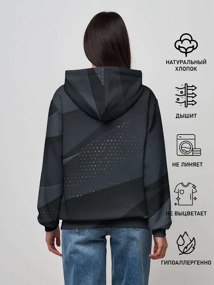 Женское худи / Волны