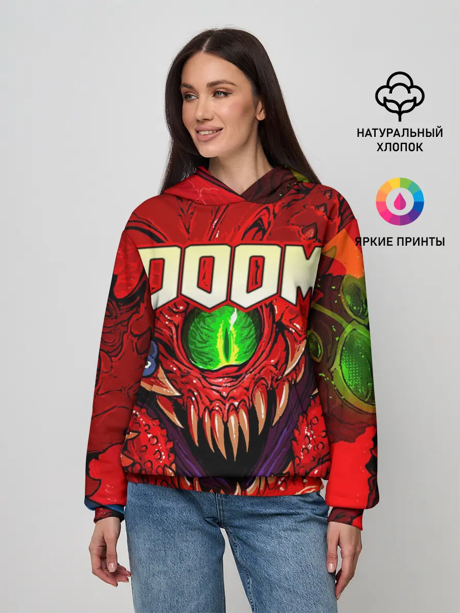 Женское худи / DOOM Eternal
