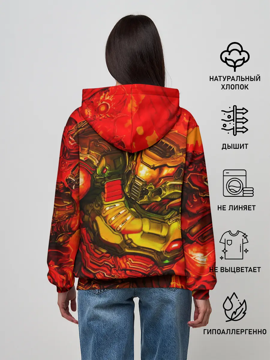 Женское худи / DOOM Eternal