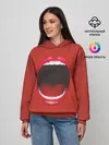 Женское худи / Губы с языком