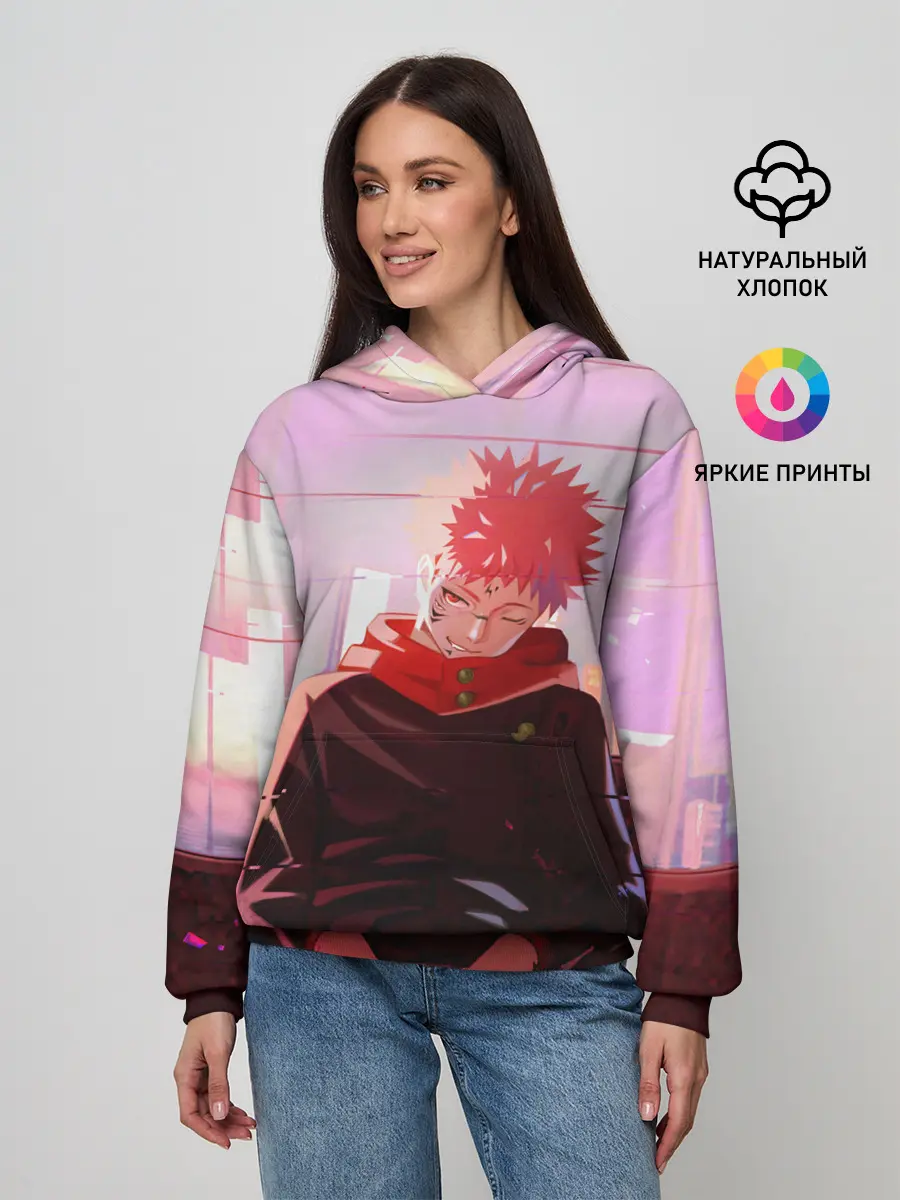Женское худи / JUJUTSU KAISEN | МАГИЧЕСКАЯ БИ