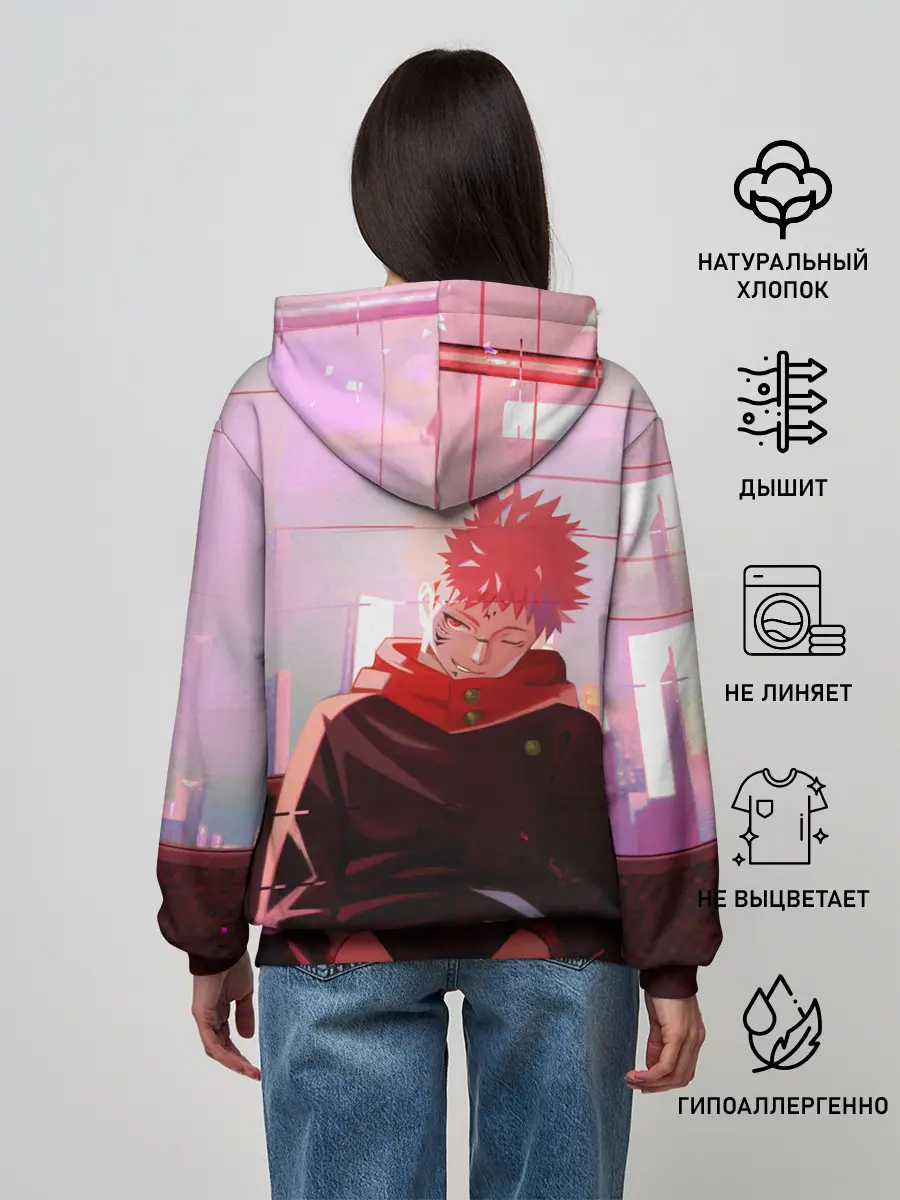 Женское худи / JUJUTSU KAISEN | МАГИЧЕСКАЯ БИ