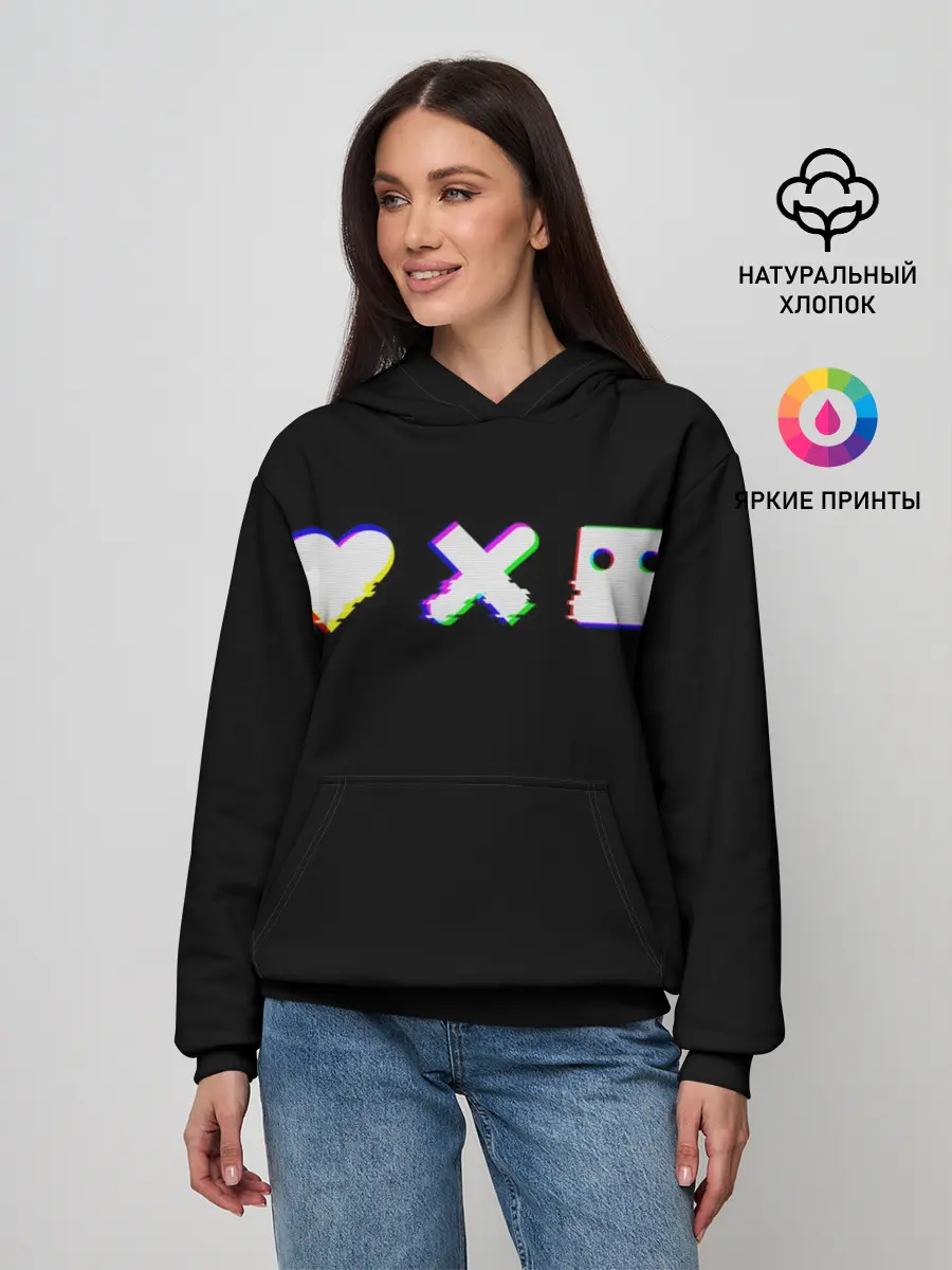 Женское худи / Love Death and Robots