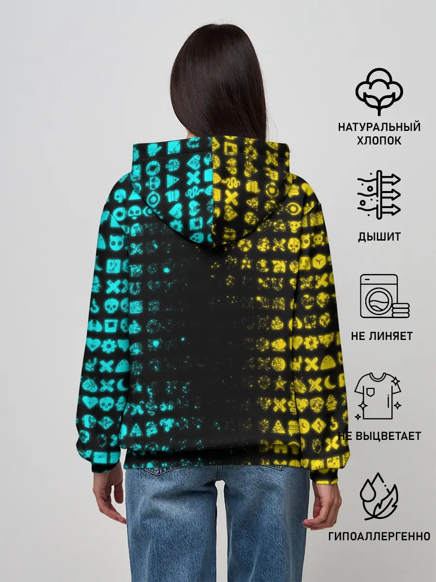 Женское худи / ЛЮБОВЬ СМЕРТЬ И РОБОТЫ