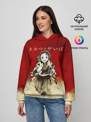 Женское худи / Танджиро | Клинок, рассекающий демонов