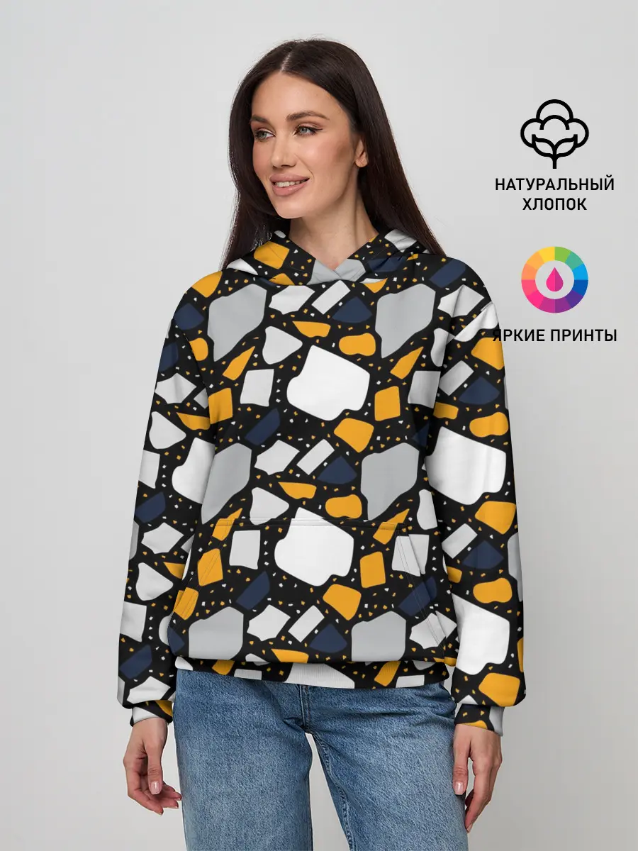 Женское худи / Венецианское Терраццо | Venice