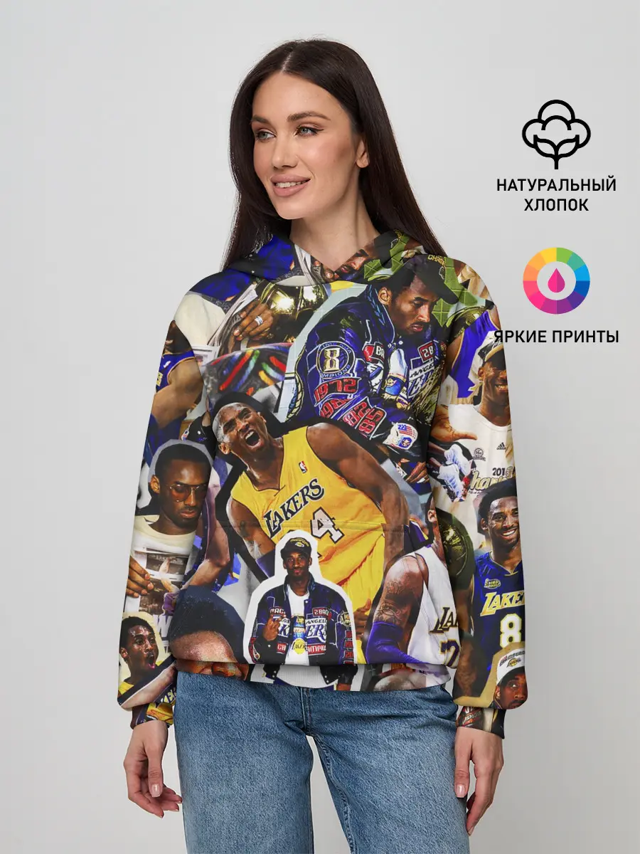 Женское худи / КОБИ БРАЙАНТ / KOBE BRYANT