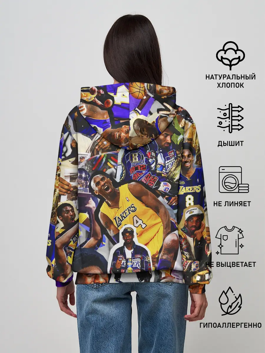 Женское худи / КОБИ БРАЙАНТ / KOBE BRYANT