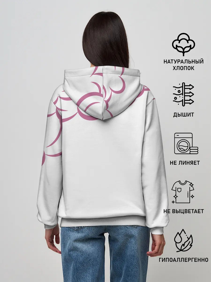 Женское худи / Гию и Незуко Kimetsu no Yaiba