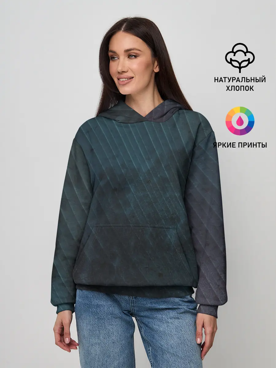 Женское худи / Dark Texture