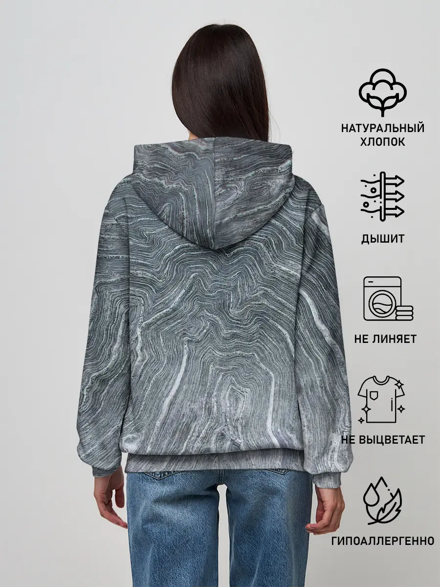 Женское худи / Negative Waves