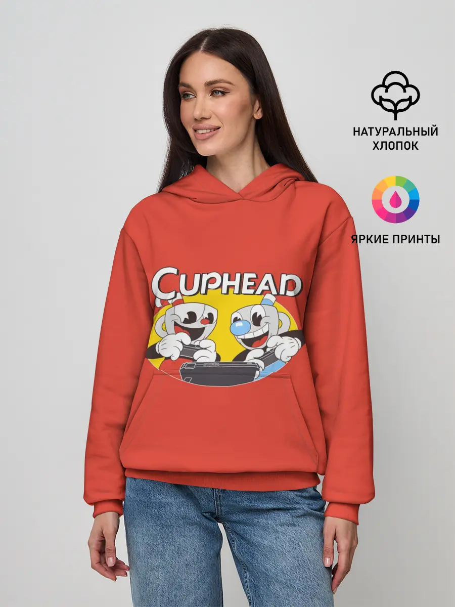 Женское худи / Cuphead