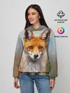 Женское худи / рыжая лисица