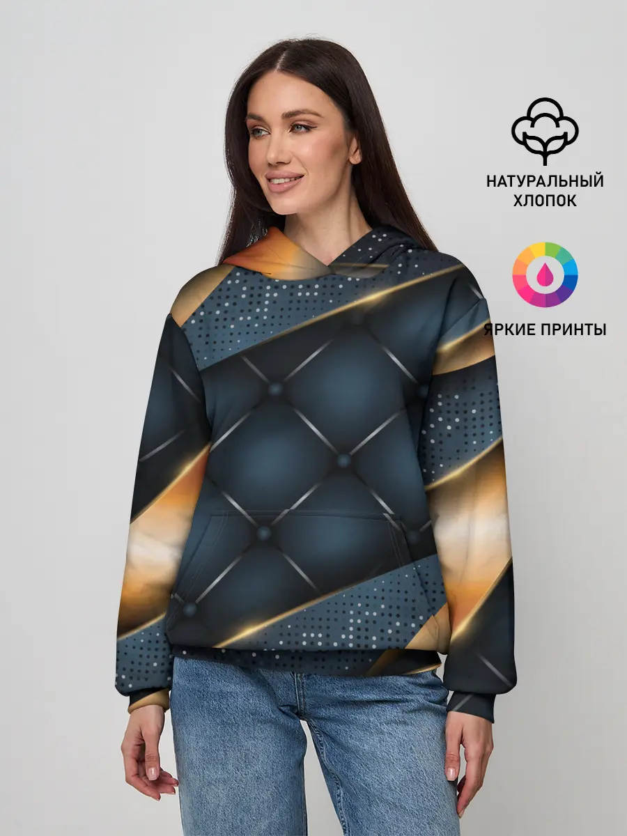 Женское худи / 3D VIP GOLD CORNERS