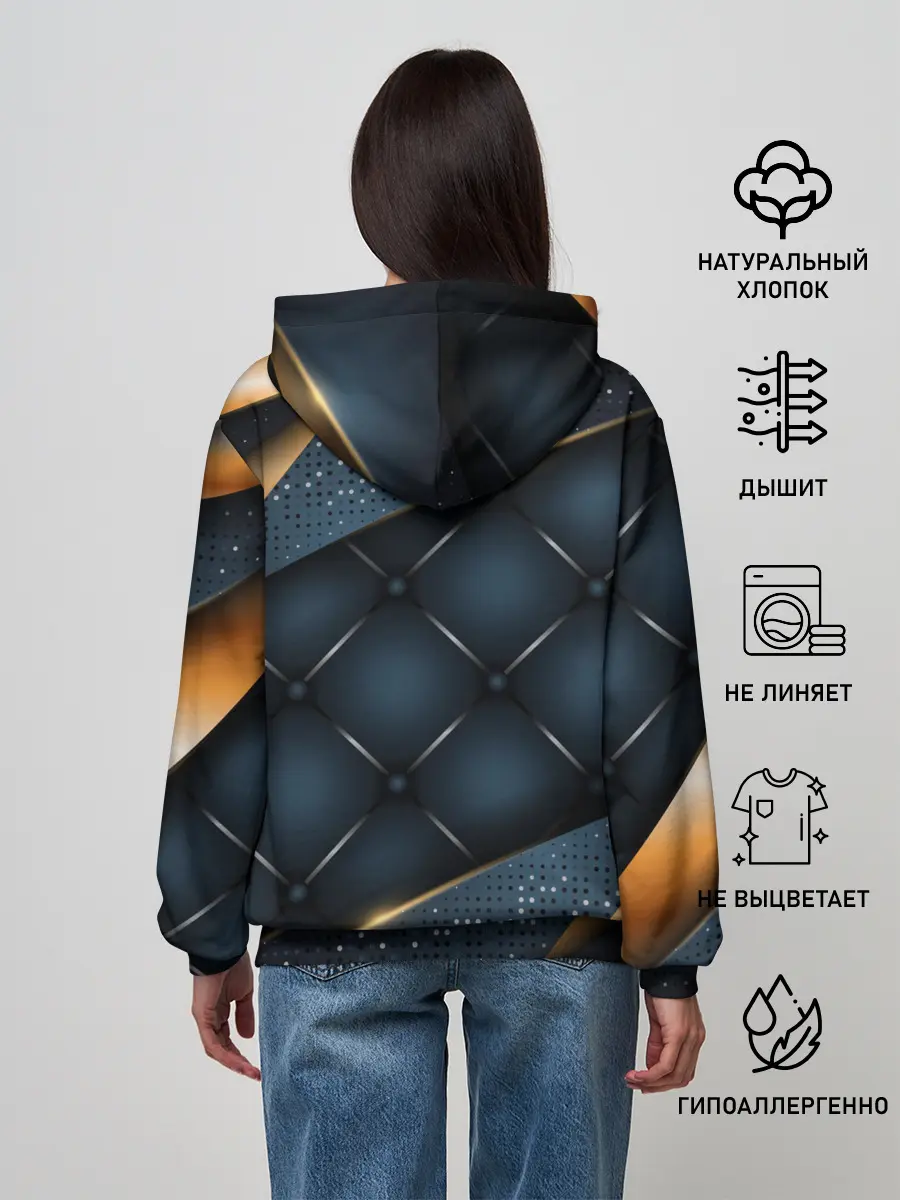 Женское худи / 3D VIP GOLD CORNERS