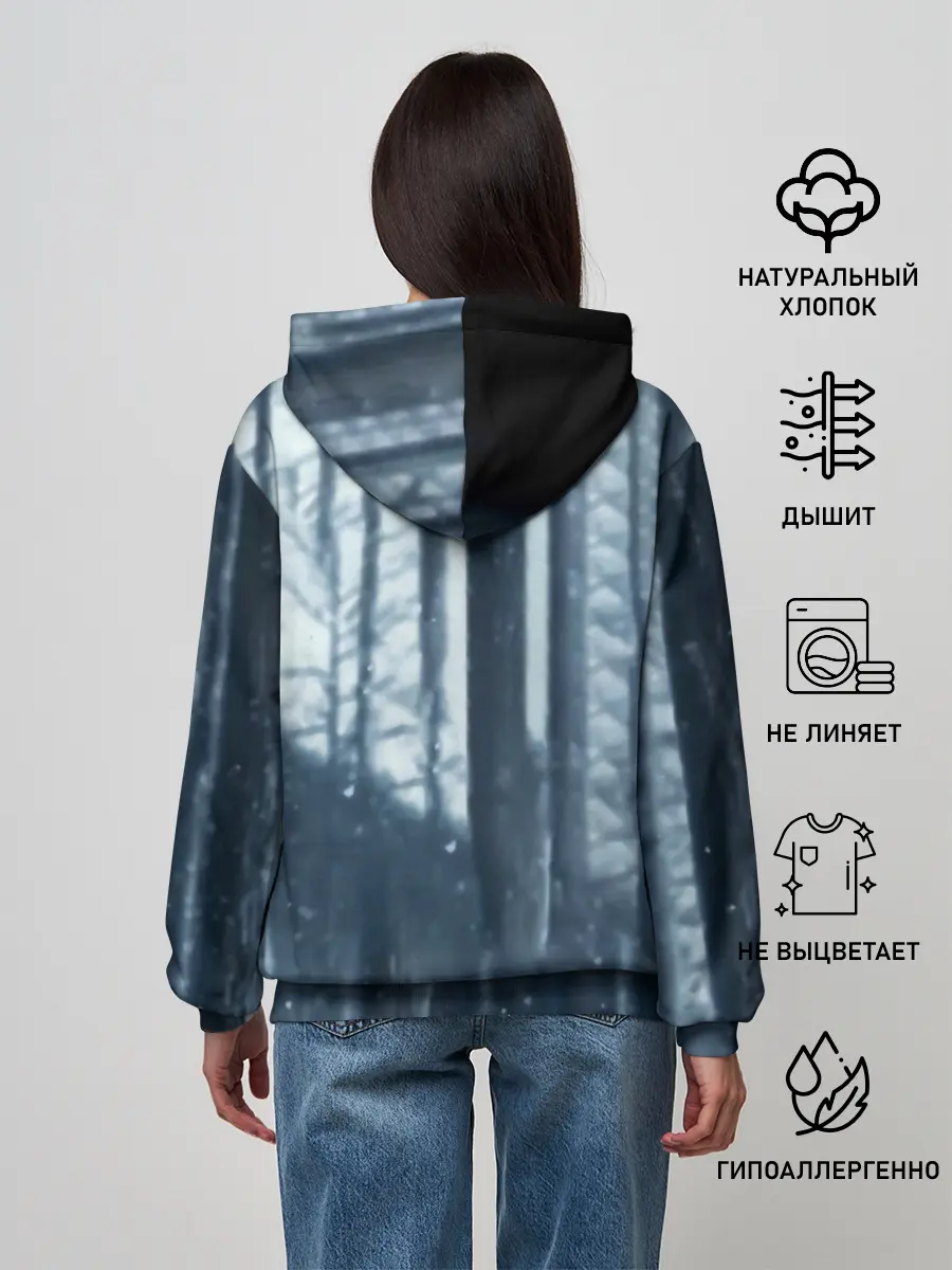 Женское худи / Танджиро и Незуко Камадо в лесу