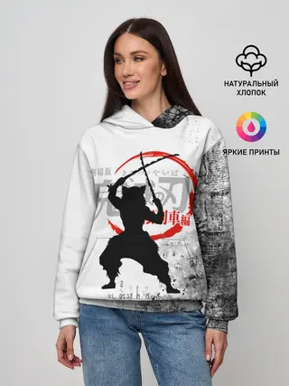 Женское худи / Иноске Хашибира Kimetsu no Yaiba