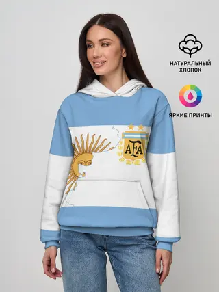Женское худи / Сборная Аргентины