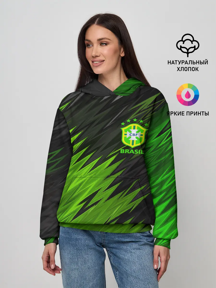 Женское худи / Сборная Бразилии
