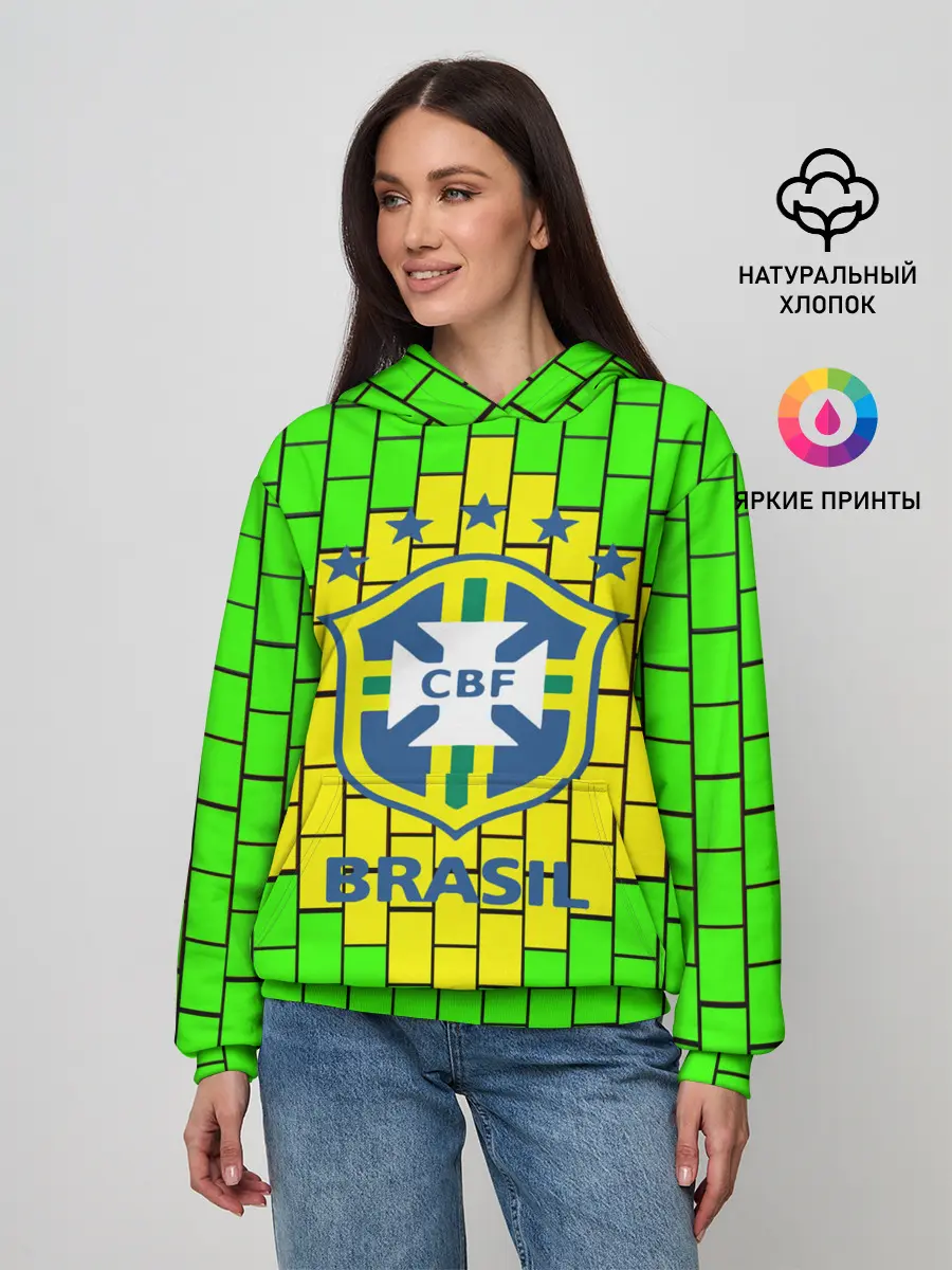 Женское худи / Сборная Бразилии